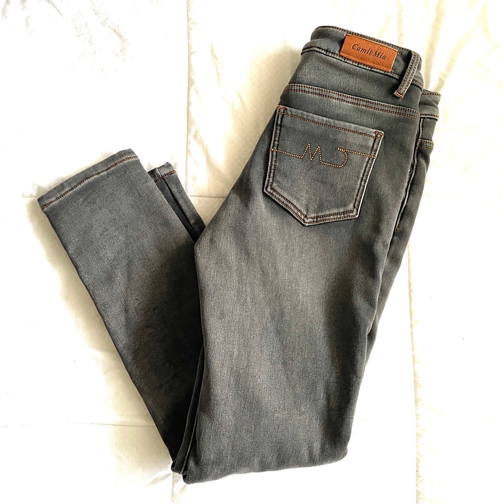 NWT Camii Mia Fleece Lined Grey Jeans, size 27